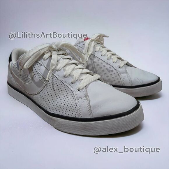 Ecko Unltd. Bristle Jupin White Leather Streetwear Trainers Sneakers Men's Sz 12 - Picture 3 of 12